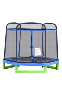 6.2ft Trampoline with Security Enclosure - Blue